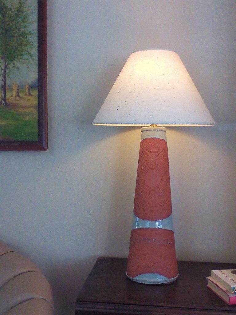 Tallest of my lamps measures 30" to the top of the shade.